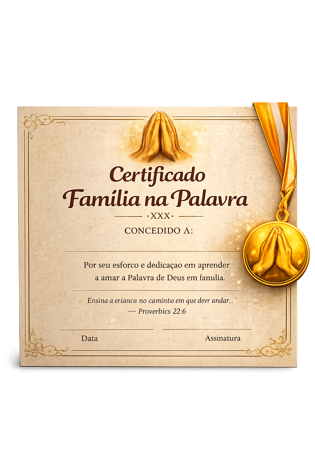 Certificado Família na Palavra